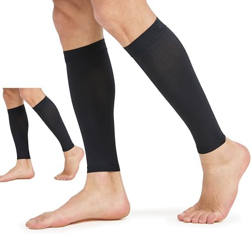 MGANG 20-30mmHg Compression Calf Sleeves Reduces Leg Swelling & Fatigue by MGANG