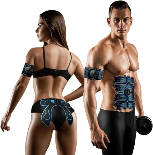 Muscle Stimulator for Arms, Abdomen, Thighs and Buttocks - Body Control System, Abs Booty Trainer by Cvcbox