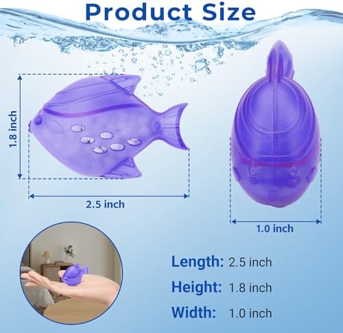 Humidifier Cleaning Fish for Humidifiers and Fish Tanks, Purple, 12 Pack - Image 3