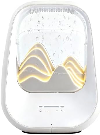 8-in-1 White Noise Sound Machine with Rain Drop Real Sound, Cream by BESTING
