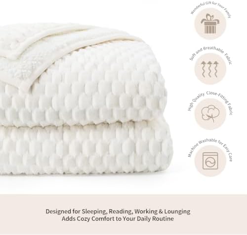 Alomidds Fleece Weighted Blanket for Adults 15Lbs, 60"x 80" - Image 4