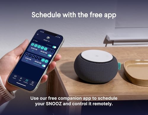 SNOOZ Original Smart White Noise Sound Machine, Real Fan Inside for Sleep - Image 3