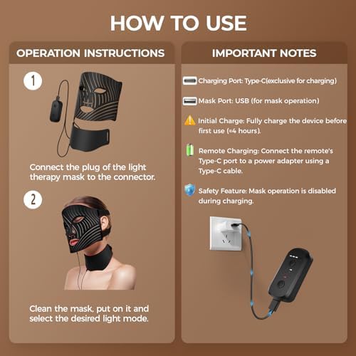 Red Light Therapy for Face,LED Face Mask Light Therapy with Neck Device - Image 7