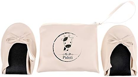 Ballet Flats Shoes -Women's Foldable Portable Travel Roll Up Shoes with Pouch - Image 3