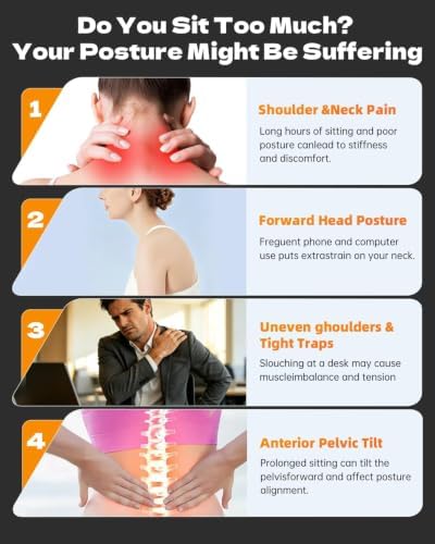 2026 Upgraded Posture Corrector for Men & Women, Full Back Brace - Image 4