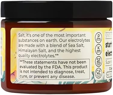 Santa Cruz Paleo Electrolyte Powder, Starfruit Flavor, Sugar Free Hydration Drink Mix with Himalayan Pink Salt, Sea Salt, Magnesium Glycinate, Potassium Chloride, Sweetened with Stevia, 30 Servings - Image 7