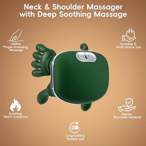Neck Massager with Heat, Relieves Muscle Stiffness & Fatigue - Image 2