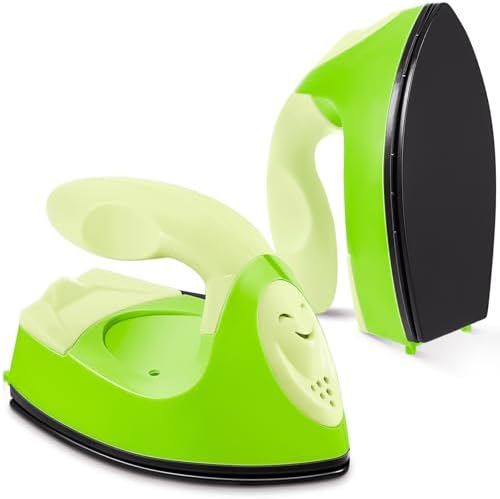 Honoson Mini Craft Iron with Charging Base Tiny,Green Series by Honoson