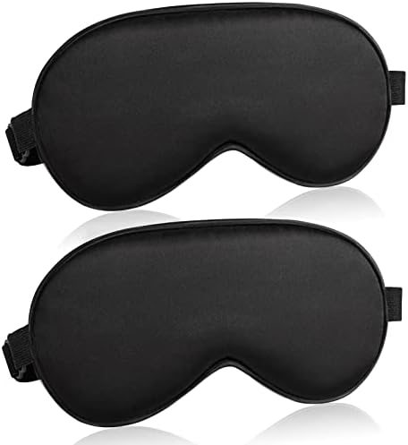 Sleep Mask for Women and Men 2 Pcs Eye Mask for Sleeping by ToRhine