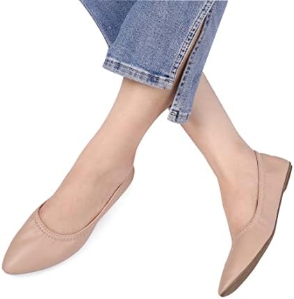 Women's Ballet Flat Slip On Flats - Classic Casual Dress Shoes, Foldable Portable Travel Ballet Walking Shoes - Image 2