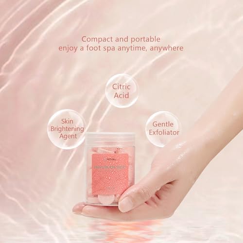 NOVAL Pedicure Spa Tablet - Fast Dissolving, Gentle & Portable Foot Soak for Softening Calluses & Hydrating Skin, Orange Scent - Image 5