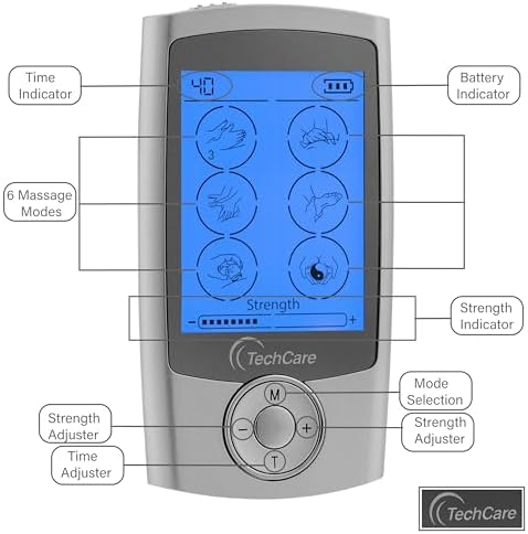 Tens Unit Muscle Stimulator 24 Modes EMS Pulse Massager Machine Device Neck Back Leg Shoulder Pain Relief - Image 2