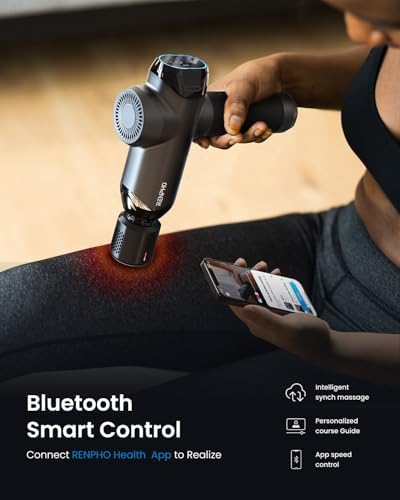 RENPHO Power+ Thermacool Massage Gun with Heat and Cold - Image 5