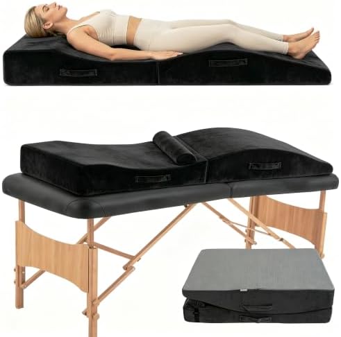 Lash Bed Topper,Ergonomic Massage Table Pad,Foldable,23.6"W *70"L by GIVANLEE
