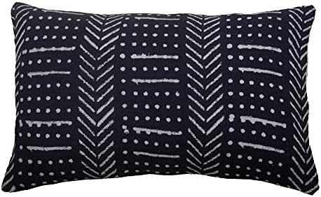 Trade Star Decorative Cushion Cover 100% Cotton Pillow Cover Geometric Oblong Ethnic Body Pillow Case Tribal Farmhouse for Home Decor 14x22 Inches by TradeStar