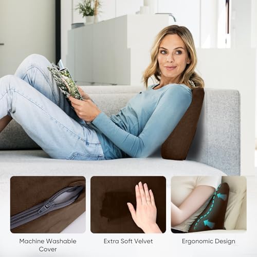 Lumbar Support Pillow for Recliner and Couch, Ergonomic Back Support Pillow - Image 6