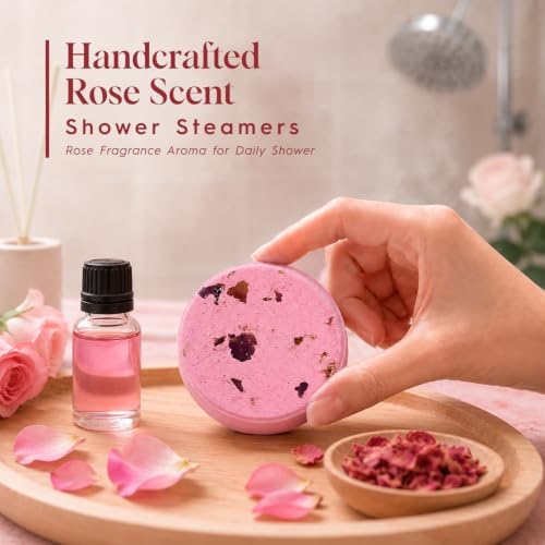 SWCANDY Rose Shower Steamers 8 Pack, Home Spa Self Care - Image 2