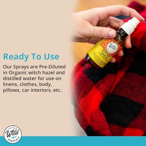 Wild Essentials All Natural Essential Oil Sprays, 2 Ounce, 60ml, Organic Witch Hazel, Aromatherapy, Made in USA - Image 5