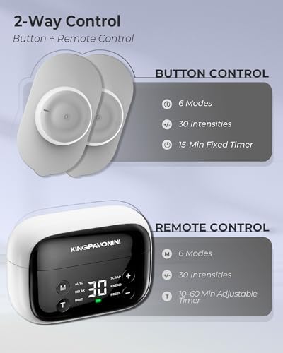KingPavonini Wireless TENS Unit Muscle Stimulator, Pocket-Sized, Model U13 - Image 4