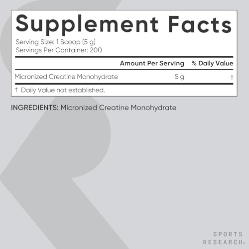 Sports Research® - Creatine Monohydrate + CherryPure® Tart Cherry Fruit Complex 800mg - Image 5