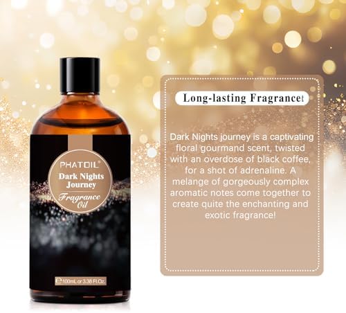 Dark Nights Journey Fragrance Oil for Diffuser, Aromatherapy 3.38FL.OZ - Image 3