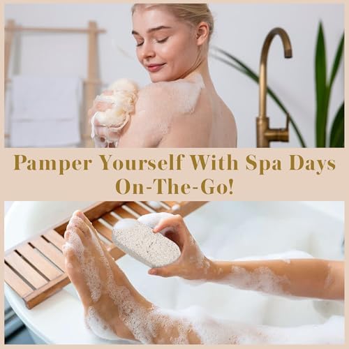 6-PC Skincare Set, Spa Gift Basket & Bath Accessories, Spa Day Essentials - Image 3
