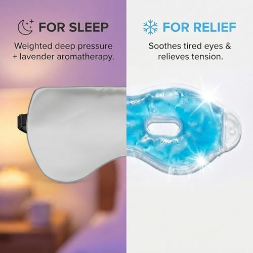 ASUTRA Silk Eye Pillow for Sleep, Silver - Filled w/Lavender (One Size) - Image 5