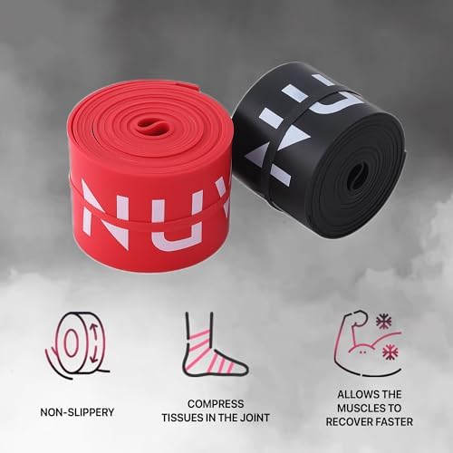 Muscle Floss Bands (Pack of 2) - Compression Bands - Mobility and Recovery Bands for Improving Movement, Increasing Circulation & Reducing Soreness - Image 4