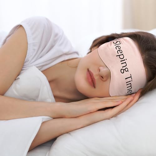 4 Pack Funny Eye Mask for Sleeping Blackout, Black, Gray, Pink, Purple - Image 5
