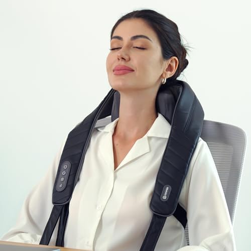 COMFIER Cordless Neck Shoulder Massager with Heat,Classic Black - Image 6