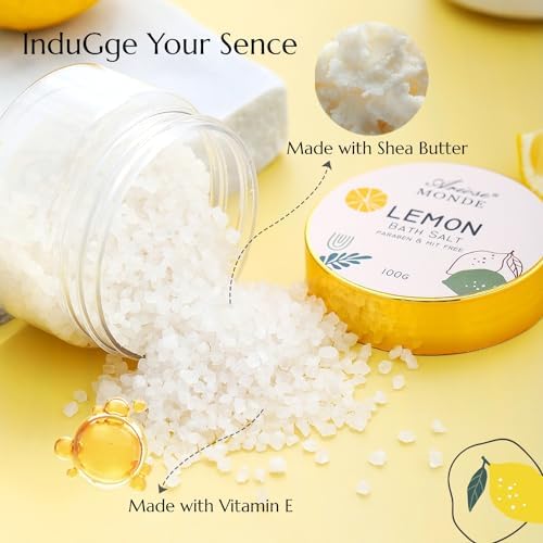 Gifts for Women Gift Basket for Women- 8pcs Lemon Home Spa Self Care Kit - Image 4
