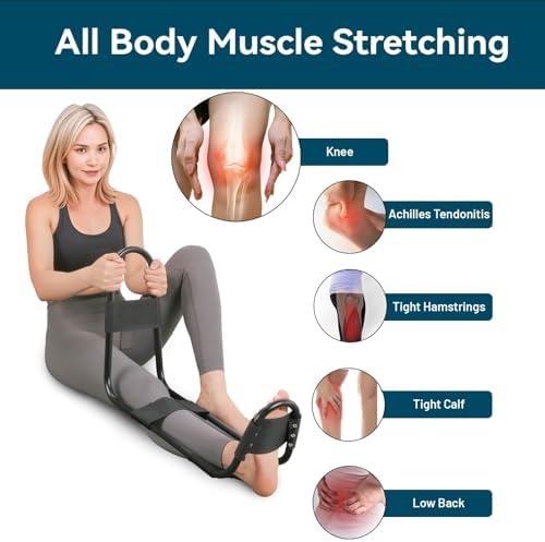 Hamstring Stretcher, Knee Extension Device, Lower Back, Hip & Calf Stretching - Image 3