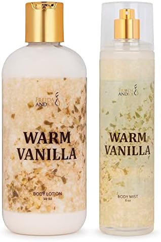 Home Spa Gift Deep Moisturizing Fragrance Body Lotion - (Warm Vanilla) by FreidaandJoe