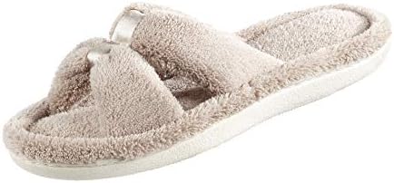 isotoner Women's Microterry X-Slide Slippers with Memory Foam Comfort by Isotoner