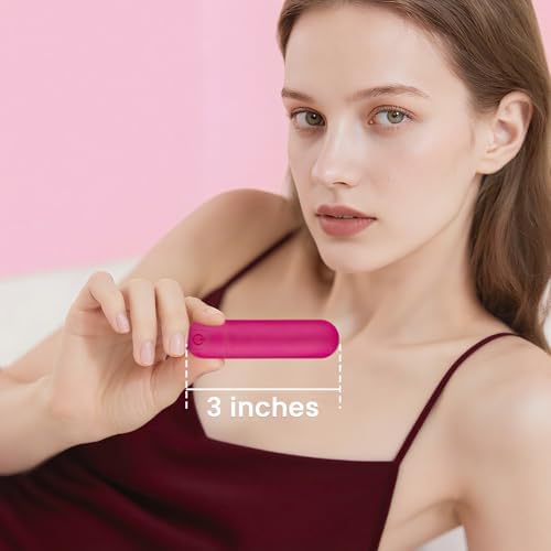 Kverg Mini Massager Waterproof Rechargeable 10 Vibration Red - Image 4