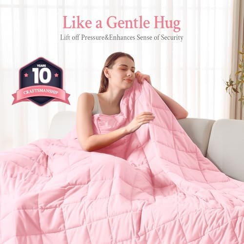 Topblan Cooling Weighted Blanket for Adults, 20 lbs 60 x 80 Queen Size Bed - Image 2