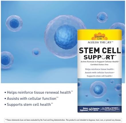 Country Life Ageless Theory Stem Cell Support, 60 Vegetarian Capsules - Image 5