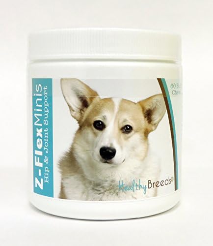 Healthy Breeds Cardigan Welsh Corgi Z-Flex Minis Hip and Joint Support Soft Chews 60 Count by HealthyBreeds