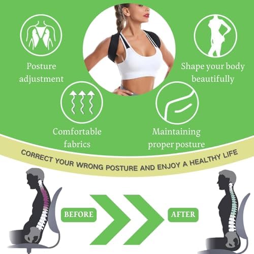 Posture Corrector for Men, Comfortable Straightener Posture Corrector, Breathable Back Brace for Men Lower Back, Back Support Brace, Spine, Shoulder and Neck Pain Relief - Image 2