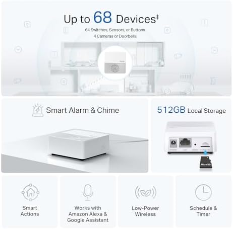 Tapo Smart Hub with Built-in Chime, H200, 2.4GHz Wi-Fi Required - Image 3