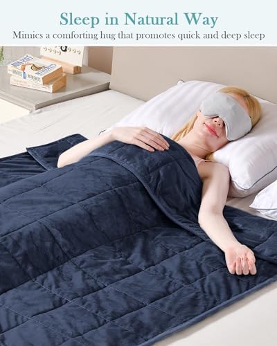 Topblan Weighted Blanket Twin Size 12lbs, 48 x 72 for Adults - Image 4