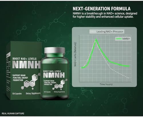 NMNH Supplements 500mg, Advanced NAD+ Supplement for Energy and Vitality - Image 3