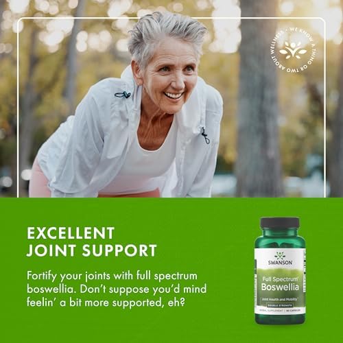 Swanson Double Strength Boswellia Serrata, 800 mg, 60 Capsules, 2 Pack - Image 6