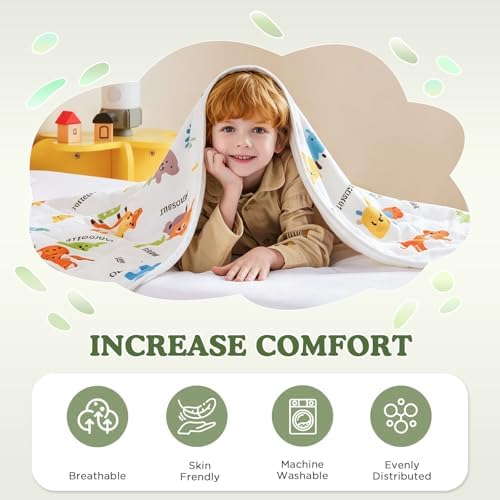 Weighted Blanket - 5 lbs Animal Pattern Heavy Blanket - Small Size Breathable Lap Blanket(36 * 48 inches, 5 lbs) - Image 5