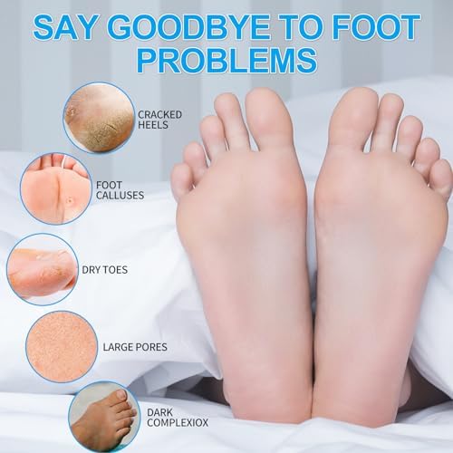 Pedicure Kit Foot Soak Set: Bubble Salt, Sugar Scrub, Massage Mask, Massage Lotion in a Box, 4 Step Foot Spa Kit for Dry Feet, Calluses and Tired Feet(3 Set Pacific Waves) - Image 2