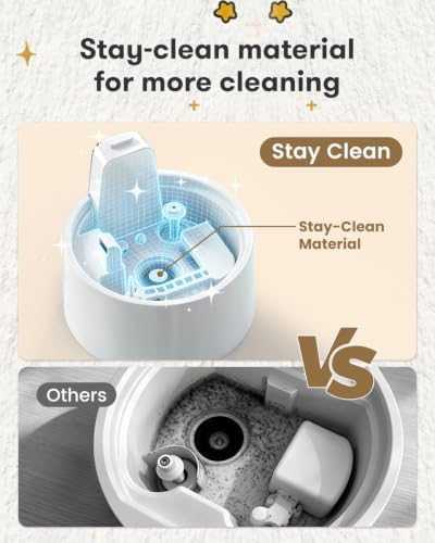 Humidifiers for Bedroom Baby Nursery,1.06Gal(4L) Dishwasher Safe Tank,Easy Clean,Stay Clean Material,Top Fill,Night Light,Aroma Diffuser,Humidity,Timer,Sleep Mode,3 Level Mist,360° Nozzle,Off White, - Image 3