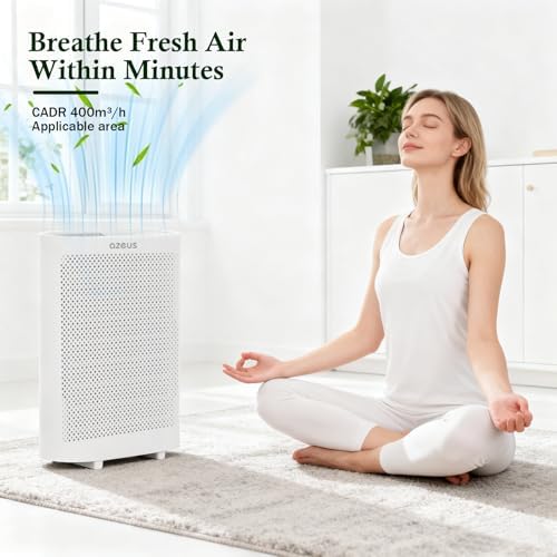 AZEUS Large Room Air Purifier FS32 (3, White board) - Image 2