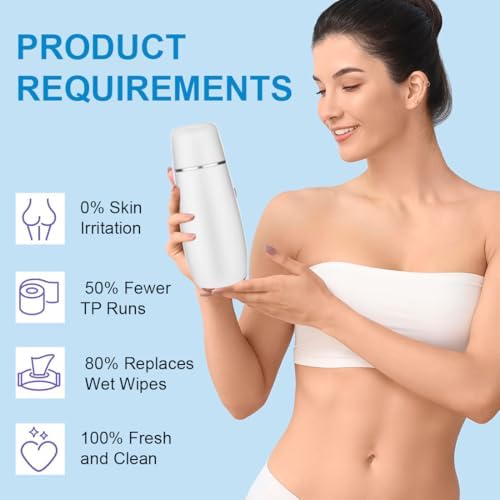Portable Bidet for Travel 400ml Upside Down Peri Bottle Sprayer Handheld for Postpartum Perineal Care Hemorrhoid Treatment - Image 3