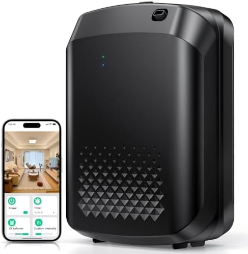 Waterless Essential Oil Diffuser 3000 Sq.Ft Coverage for Large Home Hotel Office, 400ml Cold Air Scent Machine for Aromathrapy, Bluetooth App Control, Quiet Aroma Diffuser Wall Amount Christmas Gift by XEITIN