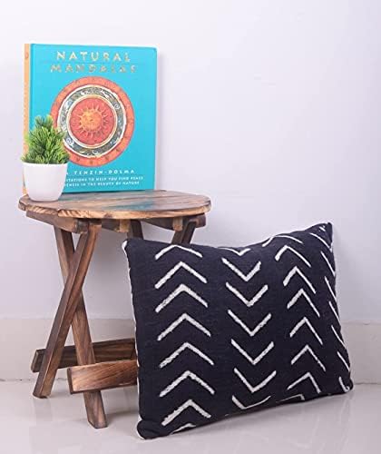 Trade Star Handloomed Pillow Cases 100% Cotton Throw Pillow Covers Black Cushion Cover Handmade Luxurious Small Decorative Boho Accent Pillow Cover for Home Decor - Image 4